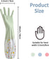 3pcs Dishwashing Cleaning Gloves, Waterproof Reusable Kitchen Long Gloves, Latex-Free Household Gloves for Laundry, Cleaning, Working, Gardening...