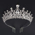 AOPRIE 1980s Tiaras and Crowns for Women Silver Princess Tiara for Little Girls Crystal Crowns and Tiaras Hair Accessories for Wedding Prom Bridal...