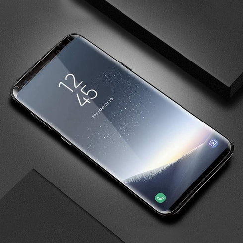 Galaxy S8 Plus Screen Protector, 2 Pack Tempered Glass Screen Protector, 2 Pack Camera Lens Protector, 9H Hardness Tempered Glass Screen Protector...