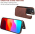 Compatible with iPhone 15 Pro Wallet Case with Card Holder, PU Leather Kickstand Card Slots Case, Double Magnetic Clasp and Durable Shockproof Cov...