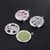 5pcs Mixed Pearl Cage Floating Pendant Aroma Diffuser Charms Stainless Steel Tone Perfume Essential Oil Diffuser Necklace Pendant Locket Jewelry...