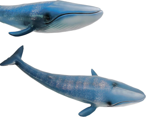 Gemini&Genius Blue Whale Sea Animal Action Figure, Ocean Shark Whale Model Toy, Educational, Role Play, Swim, Beach, Bath and Collectors for Kids...