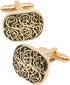 Vintage Roman Lover Pattern Cuff Links in Gift Box Universal Cufflinks for Men Lady Business Wedding Anniversary Shirt...
