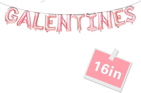 Valentine's Day Balloon Decorations & Banners, Galentine's Day Supplies...