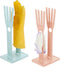 2 Pieces Kitchen Glove Holder Glove Drying Rack Drying Dryer Rack Plastic Mitten Rubber Rack Gloves Hanger Sink Stand Towel Reusable Towel Storage...