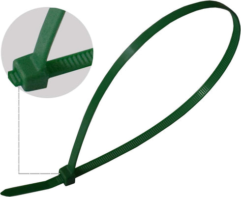 Nylon Cable Zip Ties 16 Inch 120 Pounds Strength - WEEGCN 100 Pcs Heavy Duty Self-Locking Zip Ties Fasten Wrap Nylon Cable Straps Wire Ties for Or...