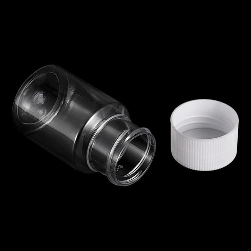 uxcell Plastic Lab Chemical Reagent Bottle 20ml/0.7oz Wide Mouth Sample Sealing Liquid Storage Container 10pcs...