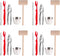 Artcome 22 Piece Seafood Tools Set for 4 People including 4 Lobster Crab Crackers 4 Lobster Shellers 6 Seafood Forks 4 Sauce Cups and 4 Lobster Cr...