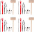 Artcome 22 Piece Seafood Tools Set for 4 People including 4 Lobster Crab Crackers 4 Lobster Shellers 6 Seafood Forks 4 Sauce Cups and 4 Lobster Cr...