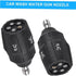 5 in 1 Pressure Washer Rotating Turbo Adjustable Nozzle Tip 4000 psi and 1/4'' Quick Connect Fitting Pressure Washer Gun Adapter for Karcher K2, K...