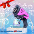 Bubble Gun for Kids and Toddlers Bubble Machine with 1 Bubble Solutions (80ml) Automatic Bubble Maker for Children Outdoor Bubbles Toys...