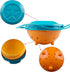 Song Qing Magic Gyro Bowl 360 Degree Rotate Spill-Proof Bowls with Lid Plastic Creative Dishes Practice Feeding Bowls...