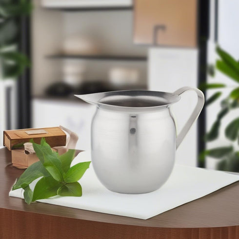 Winco Stainless Steel Bell Creamer, 8-Ounce, Medium...