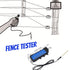 Electric Fence Voltage Tester, 12KV Neon Fault Finder 2000 to 12000V 8 Neon Indicator Lights Waterproof Fence Tester for Farms...