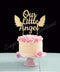 Sugar Plum Creations Our Little Angel Cake Topper - Gold, 7" W x 5.3" H, Baptism Occasion...