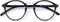 Cyxus Nerd Glasses Round Blue Light Glasses for Women Men Reduce Eye Strain UV Blocking for Computer Screen?8065T01 Black?...