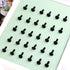 AIEX 600pcs Metal Paper Fasteners Round Brass Fasteners Split Pins for DIY Crafts Projects, Scrapbooking, Office, 0.47x0.3inch (Black)...