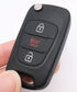 Flip Folding Replacement Key Fob Cover Fit for 2012-2014 Kia Soul Rio Keyless Entry Key Fob Case Shell...