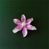 Iris Flower Enamel Pins Brooches with Pearl Bag Clothes Lapel Pins Badge Plant Brooch Pin Jewelry Gifts for friends...