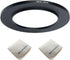 58mm lens to 82mm Camera Lens Adapter 58mm to 82mm Step Up Ring Adapter Ring for all brands of UV ND CPL, with premium lens wiping cloth 2 pack (5...