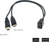 Duttek Mini USB Multi Charging Cable, Mini USB Y Splitter Cable, Mini USB Female to Micro USB Male and Mini USB Male 2 in 1 Splitter Charging Cabl...