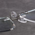 5 Pairs Eyeglasses Nose Pads,Push-in Glasses Nosepads,13mm Soft Silicone Nose Pieces/Nose Guards Replacement for Frame/Air Frames/Rimless Eyewear ...