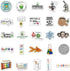 50PCS Pack Chemical Laboratory Equations Chemistry Stickers for DIY Laptops Stationery Phone Case Skateboard Gifts Decals for Kids Birthday Party...