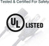 C2G 15FT Replacement AC Power Cord Shielded - Power Cable for Electronics, TV, Computer, Printer, Radio, Monitor, Samsung, Dell, Vizio, LG, Asus, ...