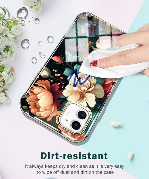 DT Series Case for iPhone 11 Case Built with Screen Protector, Lightweight and Stylish Full Body Shockproof Protective Rugged TPU Case for Apple i...
