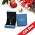 EVEVIC Austrian Crystals Teardrop Pendant Necklace for Women 14K Gold Plated Eco-friendly Brass Hypoallergenic Jewelry...