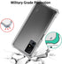 for TCL 40 XL Case, with Tempered Glass Screen Protector Crystal Clear Full-Body Rugged Hybrid Bumper Shockproof Protective Phone case Cover for T...