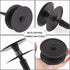 2 PCS Garden Hose Guide Spike,Hose Guide Stake Heavy Duty Pure Metal Hose Roller Guide,Keep Flowering Hose Out of Flower Beds,Rustproof Coated Gar...
