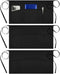 Syntus 3 Pack Server Aprons with 3 Pockets, Waterdrop Resistant Waitress Waiter Waist Apron, 11.5-inch Black...