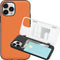 JUST4YOU for iPhone 11 Pro Max Wallet Case with Card Holder Auto Magnetic Closure Hidden Mirror Bumper Cover (Orange) CS_BR_MD_I11PM_OR...