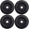 (4 Pack) 2.5" Trailer Ramp Door Bumper, Compatible with Truck Cargo Hatch - Round Rubber Bump Stops...
