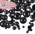 5700pcs Half Pearls for Crafts, DIY Accessory & Nail Art - Flatback Pearls (Black, 2/3/4/5/6/8/10mm)...