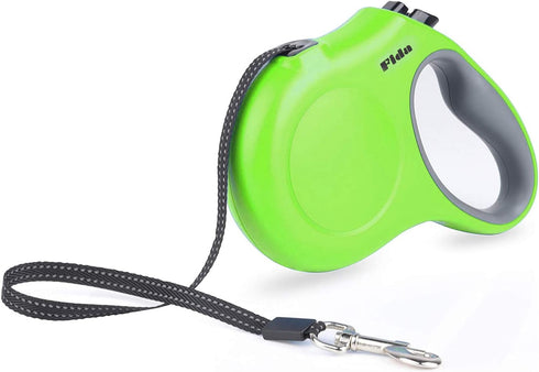 Fida Retractable Dog Leash, 16ft Heavy Duty Pet Walking Leash for Medium Dog or Cat up to 44 lbs, Tangle Free. One-Hand Brake (Medium, Green)...
