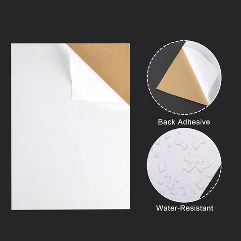 10 Sheets Self Adhesive Felt Sheets, 11.8x8.3inch Velvet Sticky Fabric Soft Velvet Drawer Liner Velvet Sticky Back for Jewelry Box Drawer DIY Craf...