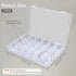 2Pack 18 Grids Craft Organizers and Storage Bead Organizer Tackle Box Organizer with Adjustable Divider, Plastic, Clear...