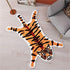 Tiger Print Rug,Cute Faux Tiger Rug Small Area Rugs for Home Decor Fluffy Animal Print Kids Carpet for Livingroom Bedroom,Orange 1.8x2.8 ft / 21.6...