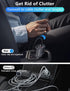 ?Upgraded?Retractable Car Charger 4 in 1, 105W Fast Car Phone Charger with Retractable Cord 2.6ft, USB C and USB Car Charger Adapter, Compatible w...
