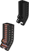 Battery Holder Storage Organizer AA & AAA Battery Caddy Wall Mount Battery Container Fit for 10 AAA & 10 AA Batteries Batteries Storage (Case Not ...