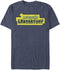 Dexter's Laboratory Men's Big & Tall Logo, Navy Blue Heather, 4X-Large...