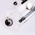 Universal 3-Snap Flip Up Visor Shield Lens for Retro Open Face Motorcycle Helmet (Clear)...