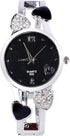 ele ELEOPTION Women Bangle Watch Bracelet Quartz with Rhinestone Round Dial Stainless Steel Band Cuff Watches with Womens Wrist Watch Box...