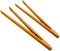 2 Pieces Natural Bamboo Toast Tongs, toast tongs, bamboo tongs,10.2 Inches Long Tongs with Anti-slip Design,for Toaster,Fruits, Bread & Pickles, K...