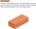 MECCANIXITY Miniature Bricks Clay Mini Wall Brick Model Brick Building Set for Model Building Dolls Pet Houses Garden Red Pack of 300 Scale 1/16 1...
