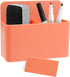 Orange Magnetic Dry Erase Marker Holder, Magnetic Pencil Cup, Orange Locker organizer, Magnetic Marker Holder with Strong for Whiteboard, Refriger...