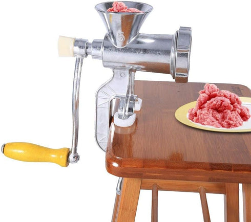 Meat Grinder, Meat Mincer, Kitchen Mincer, Manual Meat Grinder Metal for Butcher Sausage Tool for Home Kitchen Accessory...