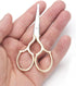 Embroidery Scissors - Stainless Steel Sharp Sewing Shears for DIY Craft, Art Work, Needlework, Cross Stitch (Gold Safety - 3.7 Inch)...